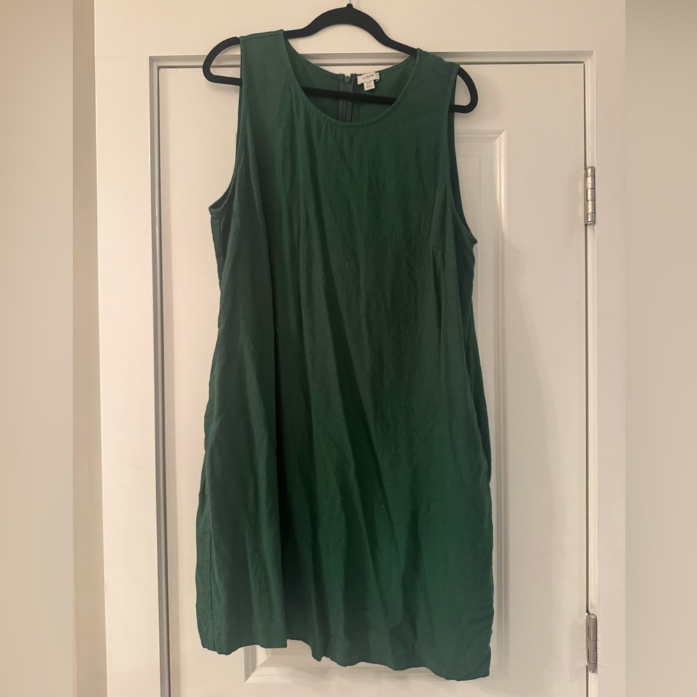 J. Crew Linen Shift Dress